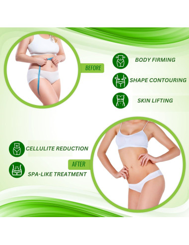 Envoltura Corporal Hidratante Contorneadora Medactiveusa - 10 Unidades