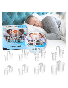 Dilatadores Nasales UyiCare para Ronquidos - 8 Clips, 4 Tamaños