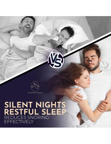 Tiras Nasales BOKANG para Ronquidos - 50 Unidades, Hipoalergénicas