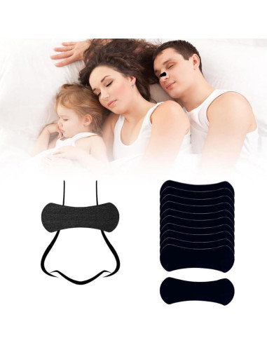 Tiras Nasales BOKANG para Ronquidos - 50 Unidades, Hipoalergénicas