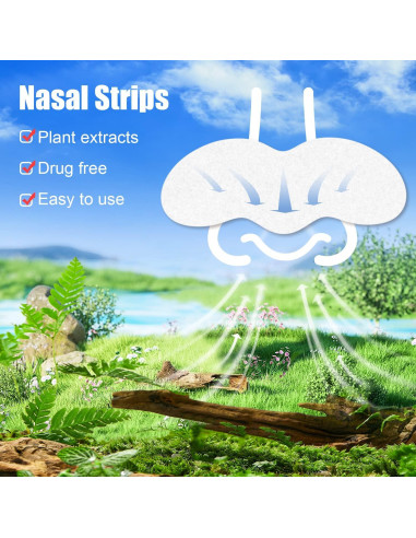 Tiras Nasales Ventiladoras de Gel Polimérico SANFE 8PCS