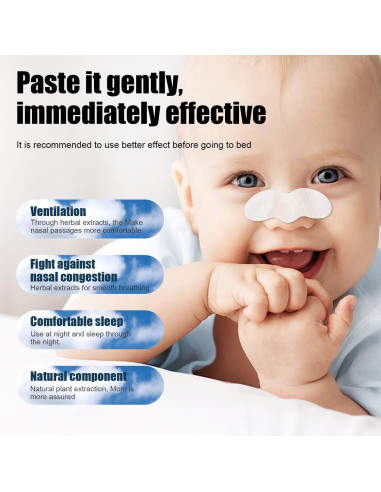 Tiras Nasales Ventiladoras de Gel Polimérico SANFE 8PCS