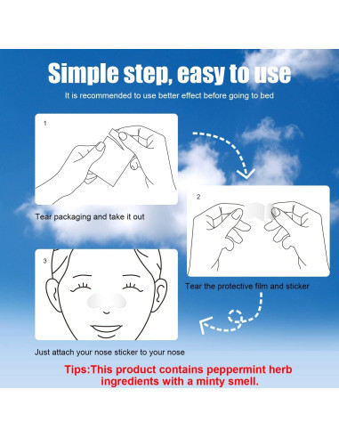 Tiras Nasales Ventiladoras de Gel Polimérico SANFE 8PCS