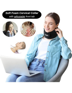 Collar Cervical Niveus Mediano Soporte Barbilla 55.88 cm 2