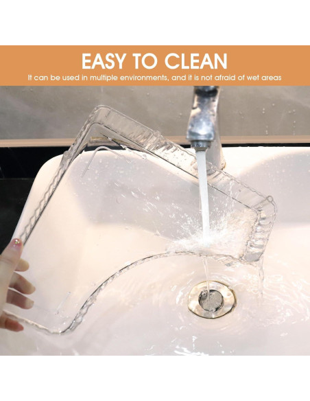 Organizador de Maquillaje JIAN YA NA 3 Niveles Transparente