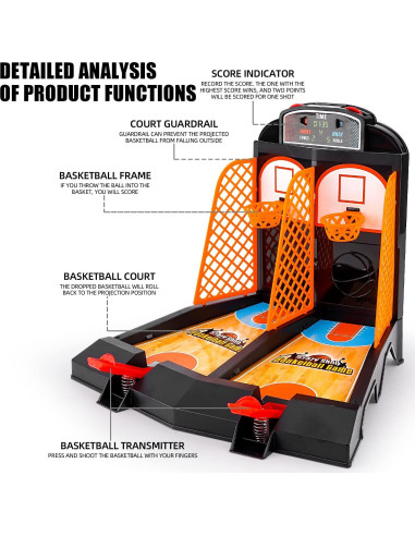 Mini Juego de Baloncesto GOODLYSPORTS para Escritorio