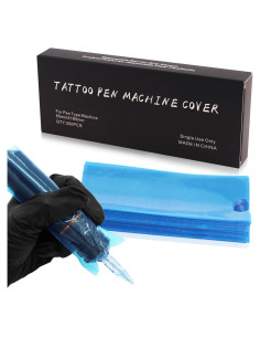 Fundas desechables para bolígrafos de tatuaje Yangna 200 piezas 6.5x18 cm