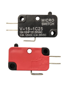 Micro Interruptor V-15-1C25 15A 10 Pcs Botón Pulsador SPDT
