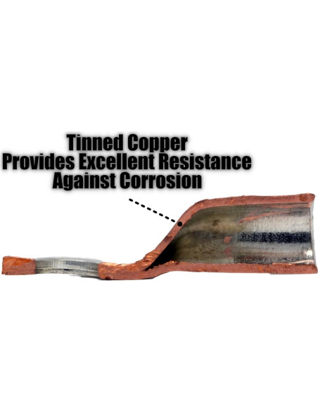 Conectores de Terminal de Batería Marina Simple Electric 2 AWG