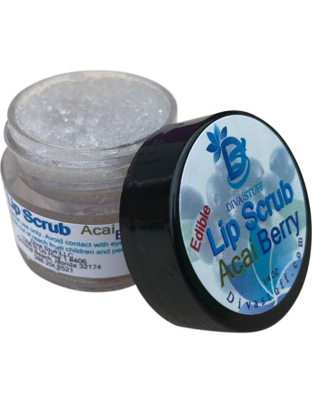 Exfoliante Labial Hidratante Diva Stuff Baya de Acai 7 g Exfoliante Labial Hidratante Diva Stuff Baya de Acai 7 g