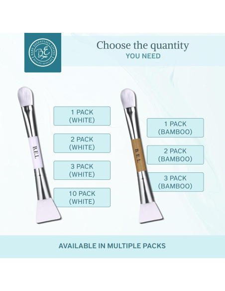 Brocha Facial de Silicona Doble - Esenciales Básicos 1 Paquete