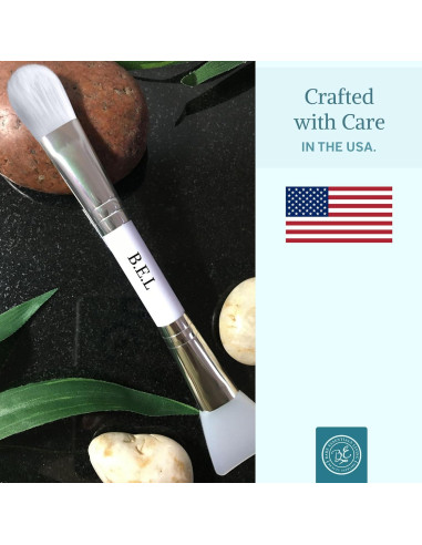 Brocha Facial de Silicona Doble - Esenciales Básicos 1 Paquete