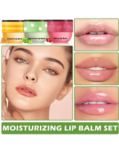Bálsamo Labial Honey Pot 3PCS - Miel, Manzana, Cereza 2