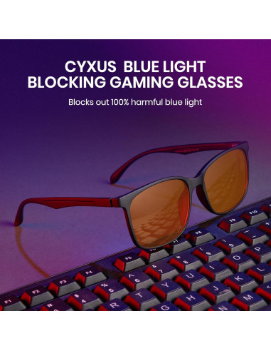 Gafas de Luz Azul TR90 Cyxus para Hombres y Mujeres