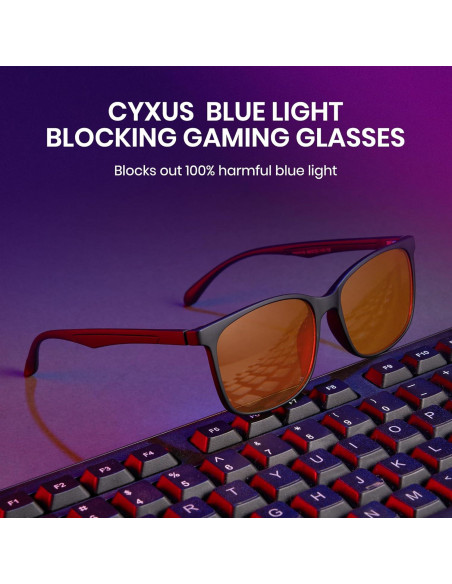 Gafas de Luz Azul TR90 Cyxus para Hombres y Mujeres