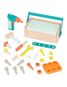 Kit de Arreglar y Jugar B. toys - Caja de Herramientas 25 Piezas