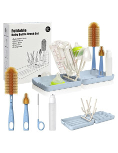 Kit de Limpieza de Botellas YOTIME Plegable Azul 1 Cuenta