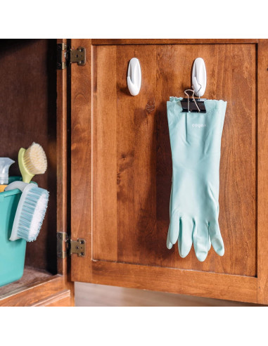 130 Clips de Carpeta Pequeños DANRONG 19mm Negros para Oficina