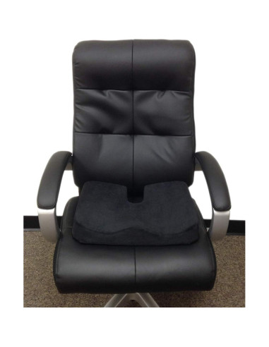 Cojín Ortopédico Kieba Coccyx Espuma de Memoria Gel Frío Negro