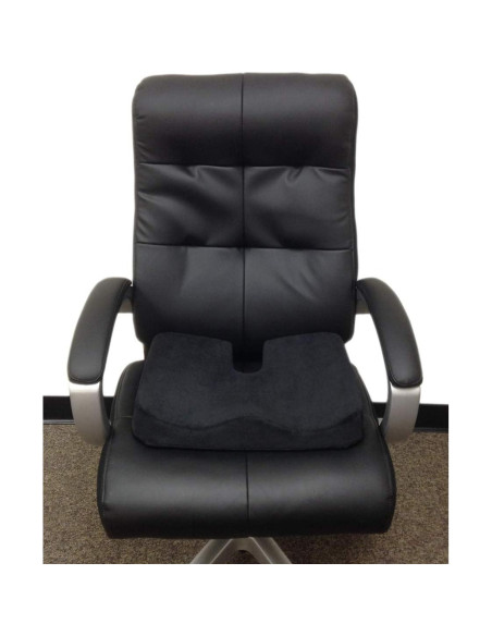 Cojín Ortopédico Kieba Coccyx Espuma de Memoria Gel Frío Negro