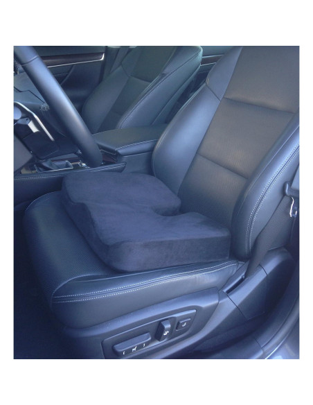 Cojín Ortopédico Kieba Coccyx Espuma de Memoria Gel Frío Negro