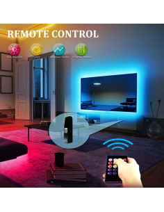 Tira de Luz LED RGB DAYBETTER 2.5m con Control Remoto 2