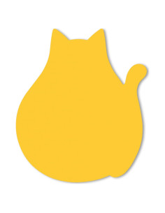 Alfombrilla de Ratón Hsxnam Gato Amarillo 24.5x20.3cm Antideslizante