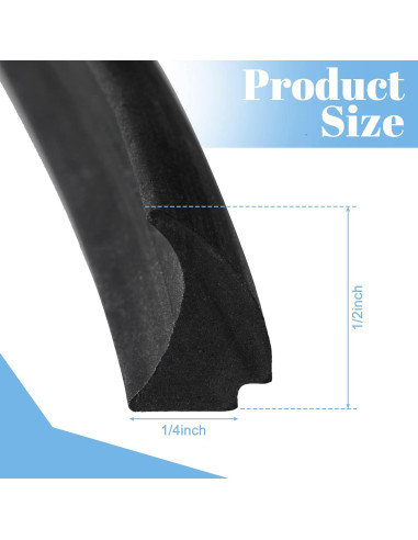 Tira de Sello de Goma Kingdder 5.7 m para Ventanas de RV