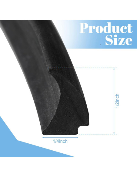 Tira de Sello de Goma Kingdder 5.7 m para Ventanas de RV