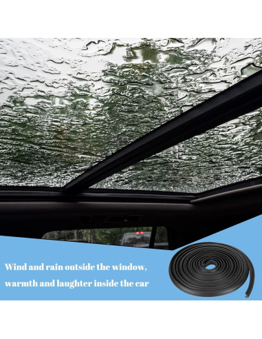 Tira de Sello de Goma Kingdder 5.7 m para Ventanas de RV