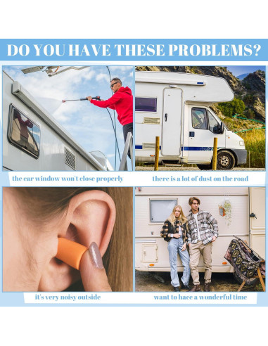 Tira de Sello de Goma Kingdder 5.7 m para Ventanas de RV