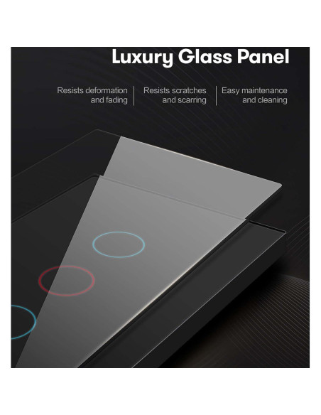 Interruptor de Luz Táctil Inteligente Lslinagmei 1 Gang WiFi