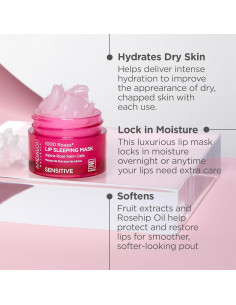 Máscara Labial Nocturna Andalou Naturals 1000 Rosas 11.83g 2