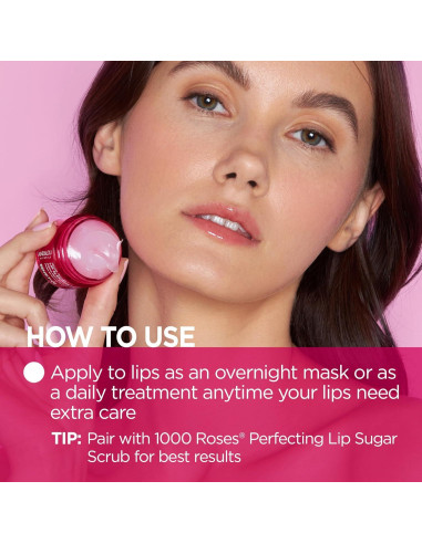 Máscara Labial Nocturna Andalou Naturals 1000 Rosas 11.83g