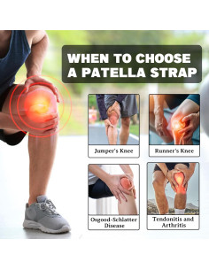 Correa de Soporte para Tendón Patelar GANGSHENG - Ajustable Pequeña 2