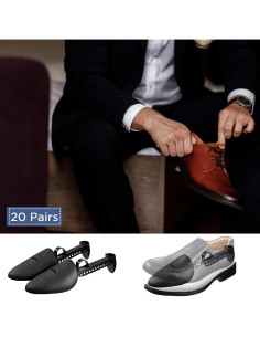 Estiradores de Zapatos Ajustables Honeydak - 20 Pares 2