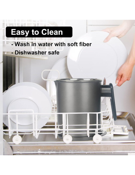 Contenedor de Grasa de Tocino GameXcel 1.7L con Filtro y Tapa