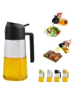 Dispensador de Aceite 2 en 1 WPWWPW 470 ml con Boquilla Fina