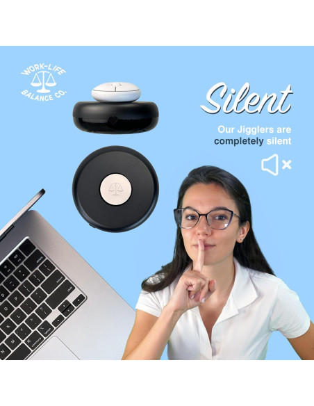 Jiggler de Ratón Mecánico Indetectable - Sin USB - Negro