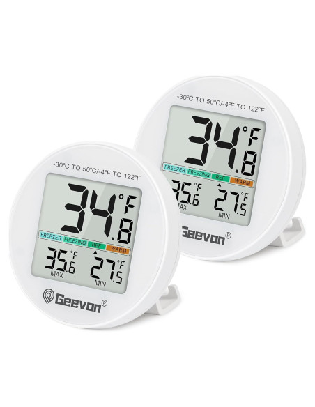 Termómetro Digital Geevon para Refrigerador 2 Unidades IP65