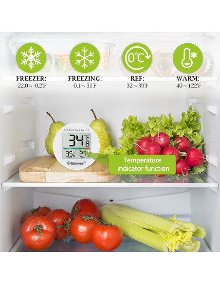 Termómetro Digital Geevon para Refrigerador 2 Unidades IP65
