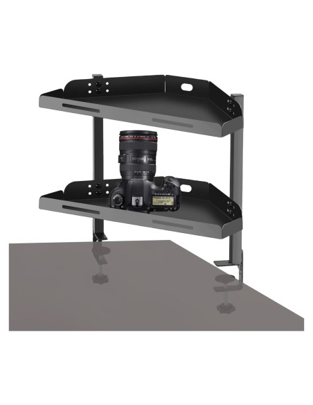 Estante de esquina para escritorio Yuxh Y60A1 2 niveles 40.64x22.86cm