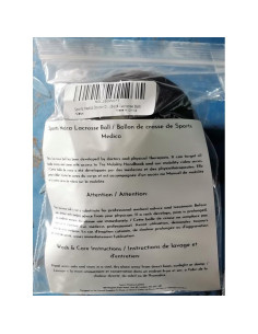 Pelota de Lacrosse Negra Sports Medica - Terapia de Masaje 2