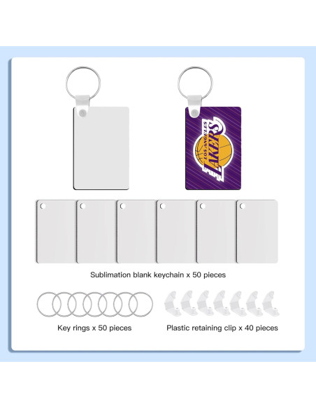 Plantillas de Llavero Sublimación Allruyee 150 Piezas MDF