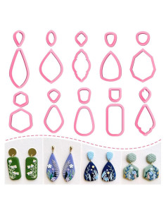 Cortadores de Arcilla Keoker 20 Piezas Floral 3D para Joyería