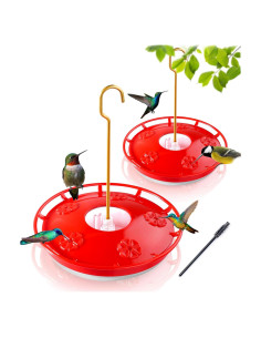 Alimentador de Colibrí eWonLife 2 Paquete 473 ml A Prueba de Fugas