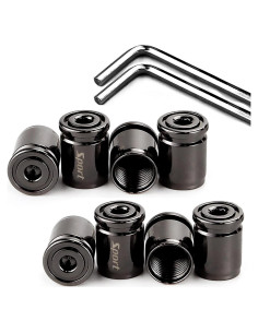 Tapas de Válvula de Neumático Dsycar Antirrobo 8 Piezas