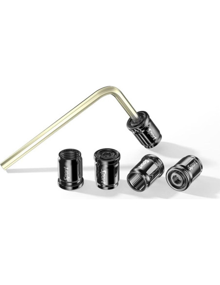 Tapas de Válvula de Neumático Dsycar Antirrobo 8 Piezas