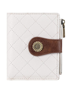 Billetera FALAN MULE Bifold RFID de Cuero para Mujeres