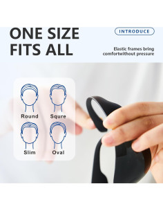 Gafas de Seguridad Tinteadas SAFETISAN - Paquete de 24, UV 2